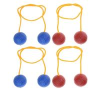 sodeber Pelota de Lanzamiento de escaleras para niños y, Pelota de Entrenamiento de Golf de Repuesto, enrojecimiento Aire y escaleras Azules, Juego de Lanzamiento Familiar, 4 Uds