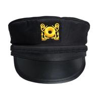 sodeber Sombrero de capitán negro para yate, sombreros militares, barcos, capitanes, barco, disfraz de marinero, azul marino para hombres y mujeres