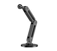sodeber Soporte de Bola de 17 mm, Base Adhesiva, tableros Generales, Montaje de Aluminio para tableros de automóviles, Soporte magnético para teléfono y Tableta, Bola Ajustable