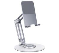 sodeber Soporte de Escritorio Ajustable, Soporte Plegable para teléfono, Soporte portátil de Aluminio, Apto para tabletas y teléfonos Inteligentes móviles