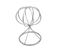 sodeber Soporte de exhibición de sombreros y pelucas de hierro con diseños modernos y solución de almacenamiento de organización del hogar de fácil mantenimiento