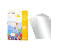 Sodertex - Juego de papel de espejos adhesivos, 21 x 29,7 cm, 5 unidades, 1 coloris-L110070, 22 x 29,7 cm