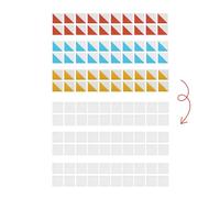Sodertex LOOLIPO L631931 - Juego para Crear 2 en 1 - Memoria para Personalizar: 60 Cartas + Rompecabezas multiopciones, 5 cm x 5 cm x 1 mm, 60 Unidades, Colores Surtidos, Ocio Creativo