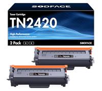 SODFACE TN2420 TN2410 Tóner Compatible con Brother TN-2420 TN-2410 para tóner Brother MFC L2710DW MFC-L2710DW MFC-L2710DN HL-L2350DW DCP-L2530DW HL-L2375DW MFC-L2750DW MFC-L2730DW (Negro, Paquete de
