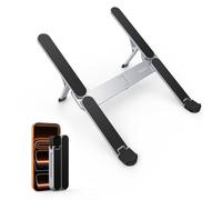 SODI Soporte para Portátil, Soporte Plegable de Aluminio, 6 Niveles Ajustables, Portátil, Resistente, Compatible con MacBook Pro, Air, HP, Sony, DELL y Otros Portátiles de 10-16"