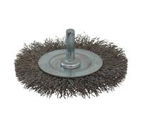 Sodise Cepillo Circular 75 mm En Tija 6x30, Alambre 0.30 Inox Ondulado