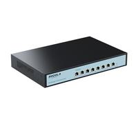 SODOLA Interruptor de 8 puertos 10 GB de fácil gestión web, 8 puertos RJ-45 de 10 G, ancho de banda de 160 Gbps, compatible con LACP, VLAN, QoS, 10G/5G/2.5G/1000M/100M de negociación automática,