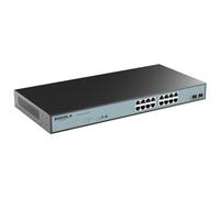 SODOLA Interruptor Ethernet no administrado de 16 puertos 2.5G, 16 puertos 2.5GBASE-T, 2 SFP de 10G, capacidad de conmutación de 120 Gbps, aislamiento de puertos, montaje en bastidor IU, sin
