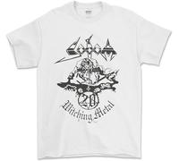 Sodom Rare - Camiseta para hombre, diseño vintage de brujas de metal, color blanco, blanco, L