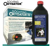 Söchting-set: Oxidador W para Estanque de Jardines Hasta 4000 L + 1L Solución
