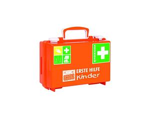 Söhngen 0350100 Erste-Hilfe-Maleta Quick-CD Kombi Schule Orange