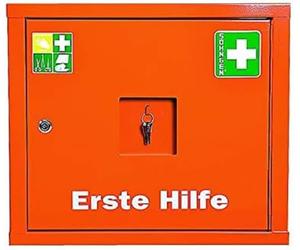 Söhngen Juniorsafe 0503019 - Botiquín de primeros auxilios (sin contenido, con cerradura de seguridad, 1 puerta, chapa fina)
