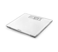 Soehnle Báscula de Baño Digital Style Sense Comfort 100, 180 kg | Pantalla LCD con dígitos de 2,5 cm, graduación de 100 g, vidrio de seguridad, diseño extraplano de 20 mm, pilas incluidas