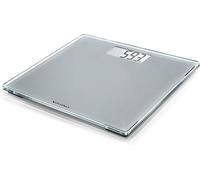 Soehnle Báscula de Baño Style Sense Compact 300, Digital, 180 kg | Pantalla LCD con dígitos de 2,5 cm, graduación de 100 g, vidrio de seguridad, 20 mm de altura, patas antideslizantes