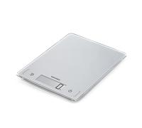 Soehnle Báscula de cocina Page Comfort 300 Slim, báscula digital que pesa entre 1 g y 10 kg, peso de cocina con diseño elegante y con pantalla LCD con dígitos de 20 mm de altura, gris