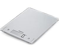 Soehnle Báscula de cocina Page Comfort 300 Slim, báscula digital que pesa entre 1 g y 10 kg, peso de cocina con diseño elegante y con pantalla LCD con dígitos de 20 mm de altura, gris