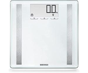 Soehnle Báscula digital Shape Sense Control 200, balanza digital de análisis corporal, peso de baño para calcular la demanda calórica, hasta 180 kg, blanco