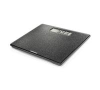 Soehnle Báscula digital Style Sense Comfort Coral, peso de baño con superfice de cristal mate de alta calidad, báscula corporal con pantalla LCD fácilmente legible, báscula plana, color negro