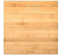 Soehnle Style Sense Bamboo Magic, digitale Holzwaage aus echtem Bambus, Waage mit unsichtbarem Display, gut lesbaare LED-Anzeige, Körperwaage für ein warmes Fußgefühl, Personenwaage bis zu 180 kg
