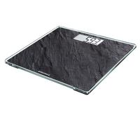 Soehnle Báscula de baño Style Sense Compact 300 Slate, peso digital con pantalla LCD, balanza electrónica con apagado y encendido automáticos