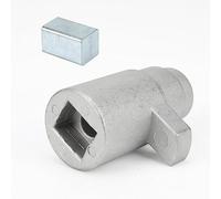 Soekodu Kit de Reparación de Reposabrazos Compatible con VW Transporter V T5 Vi T6, Funda de Enchufe de Reparación de Reposabrazos de Metal Izquierdo Derecho para T5 T6 Caravelle Multivan