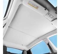 Soekodu Parasol de Techo de Cristal Compatible con Tesla Model Y 2021-2024, Accesorios de Techo de Visera para Model Y, Original Color Protección de Techo Solar con Bolsa de Almacenamiento
