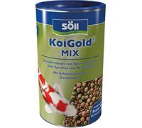 Söll KoiGold Mix, 355 g - Comida Koi en Forma de pellets (2 - 5 mm), Suministro Completo de Todos los koi, con espirulina y Algas Marinas, sin turbidez del Agua