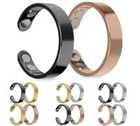 SöMni - Anillo magnético para mujer, menopausia, reduce el estrés y la ansiedad, mejora la calidad del sueño, promueve la quema de grasa y la curación natural, terapia magnética ajustable, @13, M