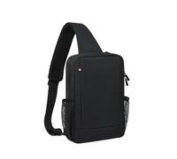 SOENS Bolso bandolera impermeable de gran capacidad for iPad de 8 a 14 pulgadas for hombre, con correa cruzada, bolso de pecho o bolso de hombro informal.(13/14inch)