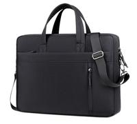SOENS Bolso cruzado con funda for ordenador portátil, adecuado for Apple Macbook Air Pro 13, 14, 15 y 16 pulgadas, bolso de hombro, maletines(Black,15-16 Inch)