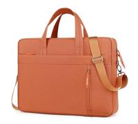 SOENS Bolso cruzado con funda for ordenador portátil, adecuado for Apple Macbook Air Pro 13, 14, 15 y 16 pulgadas, bolso de hombro, maletines(Orange,13-14 Inch)