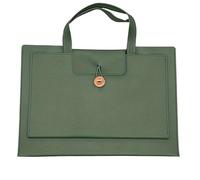 SOENS Bolso de cuero de negocios adecuado for Huawei Matepad 12X LRT-W09 BKY-W00 12 pulgadas 2025 maletines de almacenamiento de gran capacidad(Green)