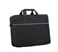 SOENS Bolso de hombro de gran capacidad for ordenador portátil, bolso adecuado for Apple MacBook Air M2/M3/M4/M5, almacenamiento portátil duradero de 15,3 pulgadas(Black)
