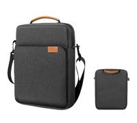 SOENS Bolso de Mano for Tableta Compatible con Samsung Tab S10 Plus Ultra, Universal, de Gran Capacidad, for portátil, Bandolera de Hombro.(Black,Tab S10 S9 Ultra)