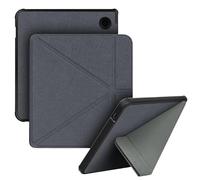 SOENS Funda de Cuero Plegable con Soporte for Tolino Vision Color de 7 Pulgadas (2024), Carcasa Trasera de TPU Suave, magnética y anticaídas.(Gray)