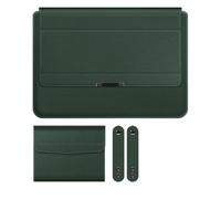 SOENS Funda de cuero PU for ordenador portátil, funda for tableta adecuada for Apple iPad Pro11/13 2025, soporte plegable ultrafino, bolso de mano Universal(Green,For iPad Pro 11)