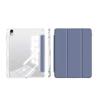 SOENS Funda de Piel sintética Triple Plegable for Huawei Matepad Pro 11 (2024/2022), de acrílico Transparente rígido con Ranura for bolígrafo y Soporte.(Purple,Matepad Pro 11 2024)