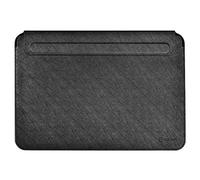 SOENS Funda for ordenador portátil sin carpeta adecuada for Apple MacBook Air Pro 13 14 15 16 bolso portátil ultrafino impermeable de cuero PU(Black,For MacBook Pro 16.2")