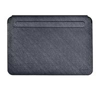 SOENS Funda for ordenador portátil sin carpeta adecuada for Apple MacBook Air Pro 13 14 15 16 bolso portátil ultrafino impermeable de cuero PU(Blue,For MacBook Air 13.6")