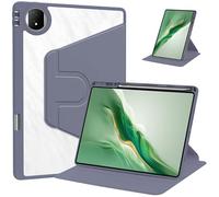 SOENS Funda rígida de acrílico Transparente con rotación de 360 Grados y Soporte for Huawei Honor Magicpad 2 de 12,3 Pulgadas ROD2-W09 2024, con Soporte for bolígrafo.(Gray)