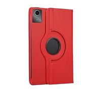 SOENS Funda rígida de Cuero sintético con rotación de 360 Grados for Huawei Honor Pad X9A de 11,5 Pulgadas ELN2-W29 2025.(Red)