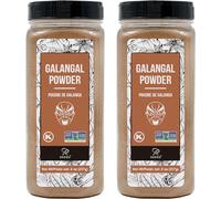 Soeos Galanga Powder 227 g, paquete doble, 16 onzas en total, sin OMG, Kosher, Gran Galanga, Alpinia Galanga, perfecto para sopas Tom Yum y Tom Kha, producto de Vietnam, polvo de galanga para cocinar.