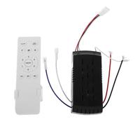 SOESFOUFU 1 juego de control remoto para ventilador de techo: Módulo controlador de ventilador de techo DC - 6 velocidades variables, 3 temporizadores, control remoto de luz - Receptor inalámbrico