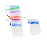SOESFOUFU 10 Piezas Jabón con Espumante Duraderas y Suaves con Cierre de Cordón para Cuerpo y Rostro Ahorrador de Jabón y Fácil Secado Colores Surtidos Color Aleatorio