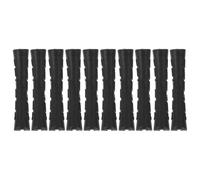SOESFOUFU 10 Piezas Protector de Cuadro de Bicicleta Negro de Plástico, Funda para Cable de Freno Resistente y Protectora que Previene el Desgaste en Líneas de Ciclismo
