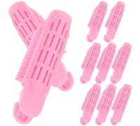 SOESFOUFU 10 Pinzas Raíz del Cabello Voluminizadoras y Esponjosas de Plástico Color Rosa, Convenientes y Que No Dañan el Cabello para Mujeres en Hoteles