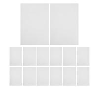 SOESFOUFU 100 hojas de papel desmoldante para pegatinas, apto para carpetas B5, papel desmoldante de doble cara - Carpeta para almacenamiento de pegatinas para adultos, organizador de, color blanco.