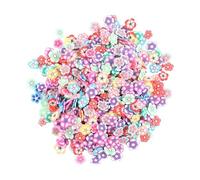 SOESFOUFU 1000 Piezas de Arcilla Polimérica para Decoración de Uñas Diseño de Flor de Ciruelo, Accesorios Fáciles de Usar para Manicura en Casa o Uso Profesional