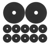 SOESFOUFU 12 recambios de almohadillas limpiadoras para inodoro, recambios para varilla limpiadora de inodoro para baño, de almohadillas de limpieza desechables, sistema de limpieza del hogar negro