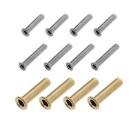 SOESFOUFU 12 remaches de reparación para paraguas, conectores de ojales metálicos para fijación de varillas de paraguas plegables, 0,51" (13 mm) / 0,45" (11,5 mm) / 0,35&; (9 mm) para